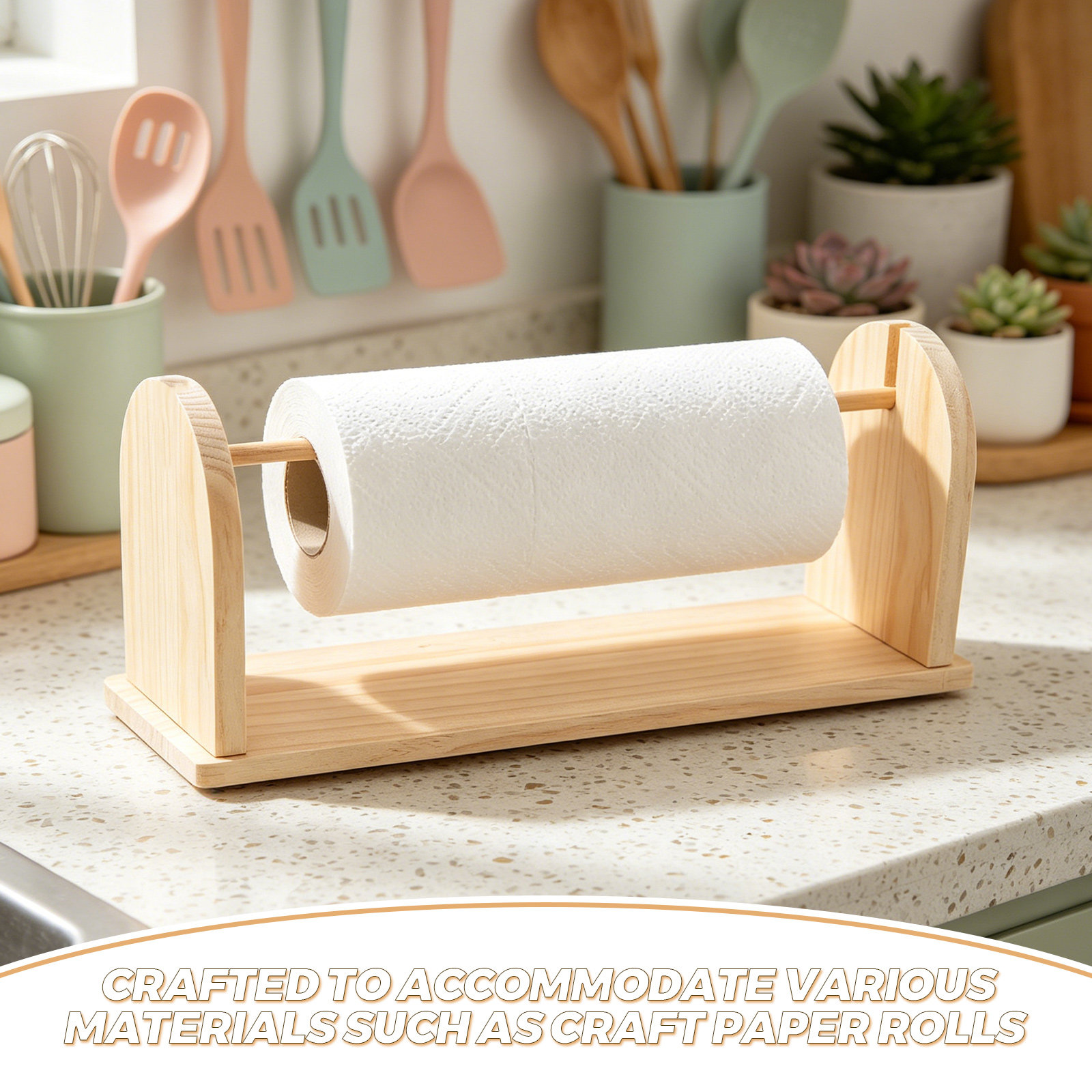 木製の卓上イーゼル、紙ロールホルダー、16.5インチ、安定し - Papercraft Supply Ribbon のレビューと価格