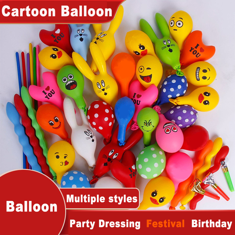 50/100 個ガスポンプは提供されていません漫画風船装飾ヘ - Balloon Pump Hand のレビューと価格