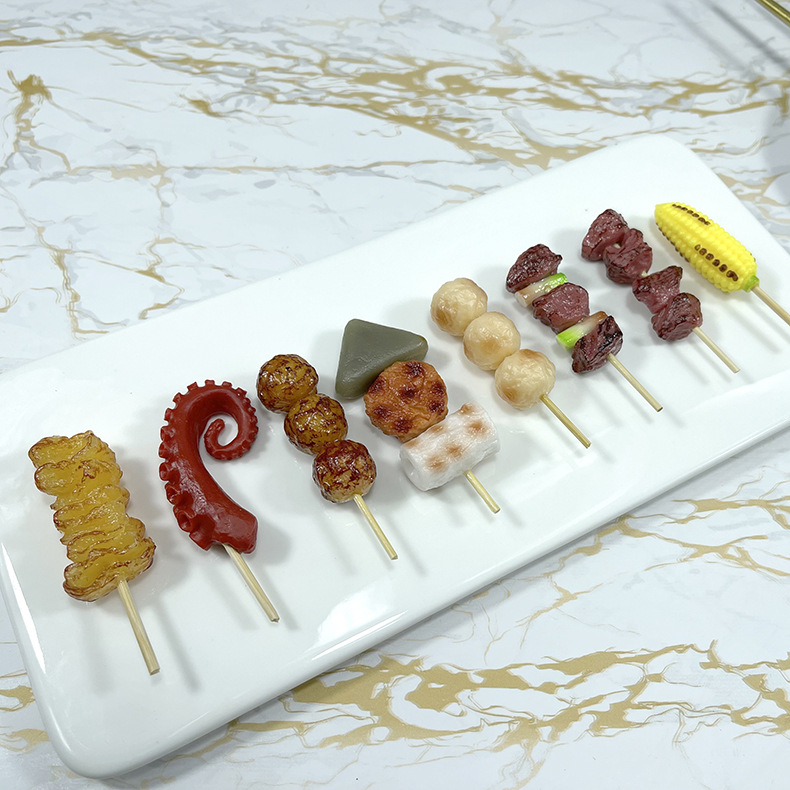 新しいシミュレーションフードキーホルダー塩ビ食品モデルペンダ - Centerpiece Stick のレビューと価格