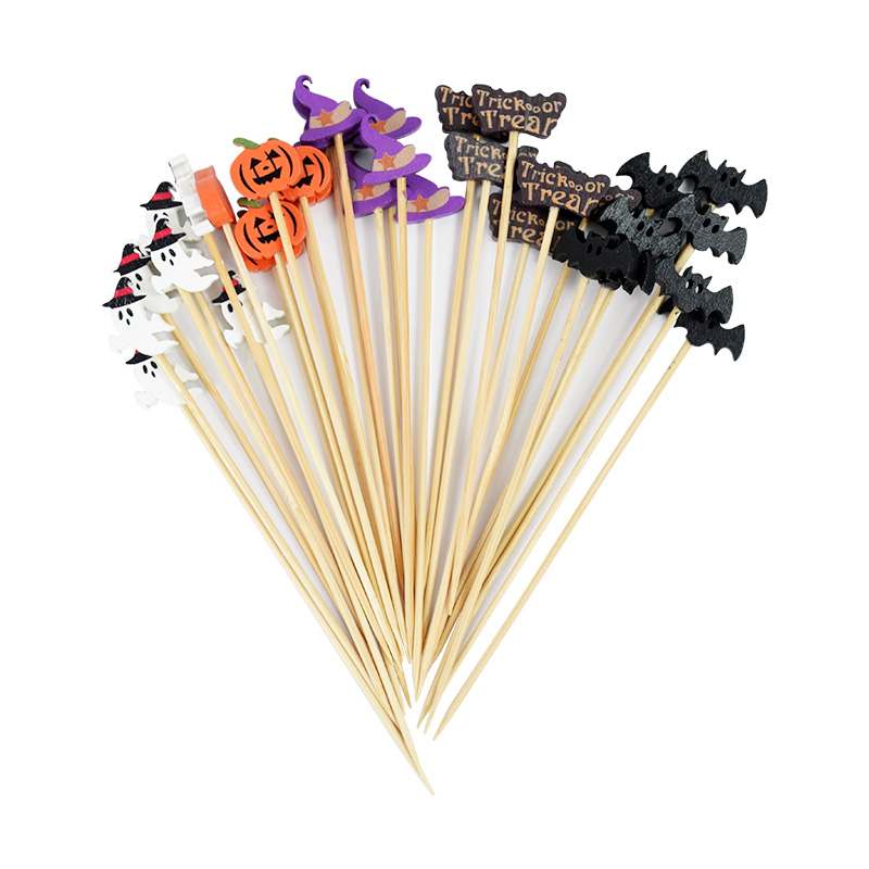 50/100本入り ハロウィンパーティー用つまようじ 使い捨 - Centerpiece Stick のレビューと価格
