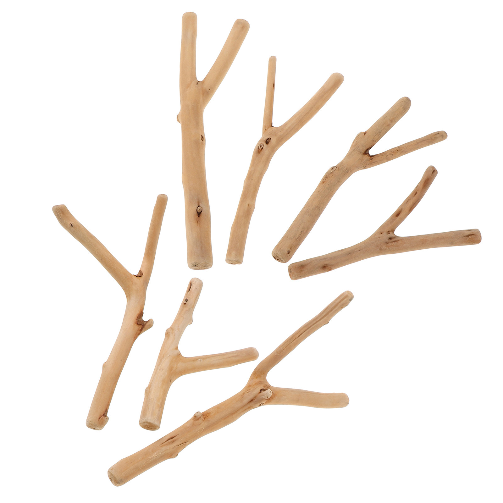 手磨きされた流木の枝、独特の木目を持つ木製スティック、フラワ - Centerpiece Stick のレビューと価格